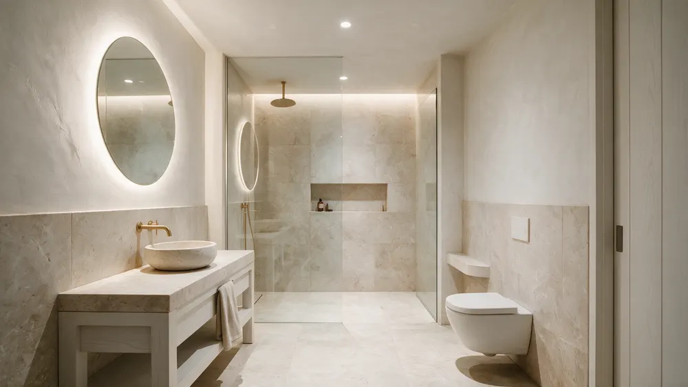 Bathroom after the renovation