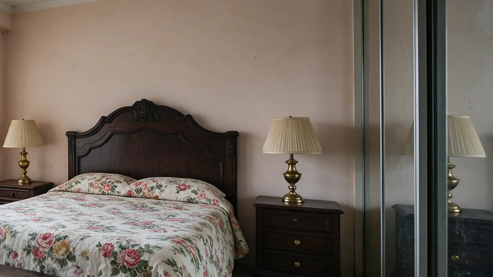 Main bedroom before the renovation